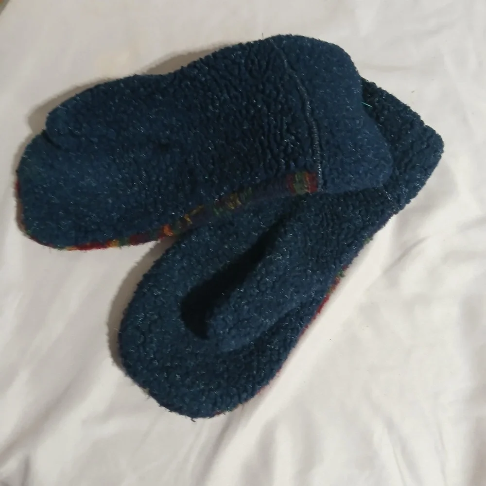Vintage Puffin Gear Adult Mittens Aztec Print Made USA